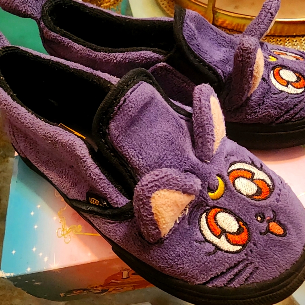 VANS SLIP-ON Luna Sailor Moon kids 9.5